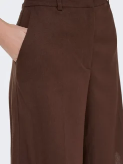 JDYNAOMI Mittlere Taille Locker geschnitten Leinen Bermuda Shorts