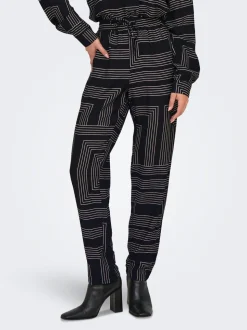 JDYPEPPER Locker geschnitten Hose mit weitem Beinschnitt