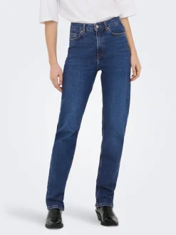 JDYPETRA Hohe Taille Straight Fit Jeans