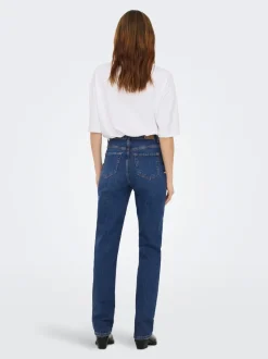 JDYPETRA Hohe Taille Straight Fit Jeans