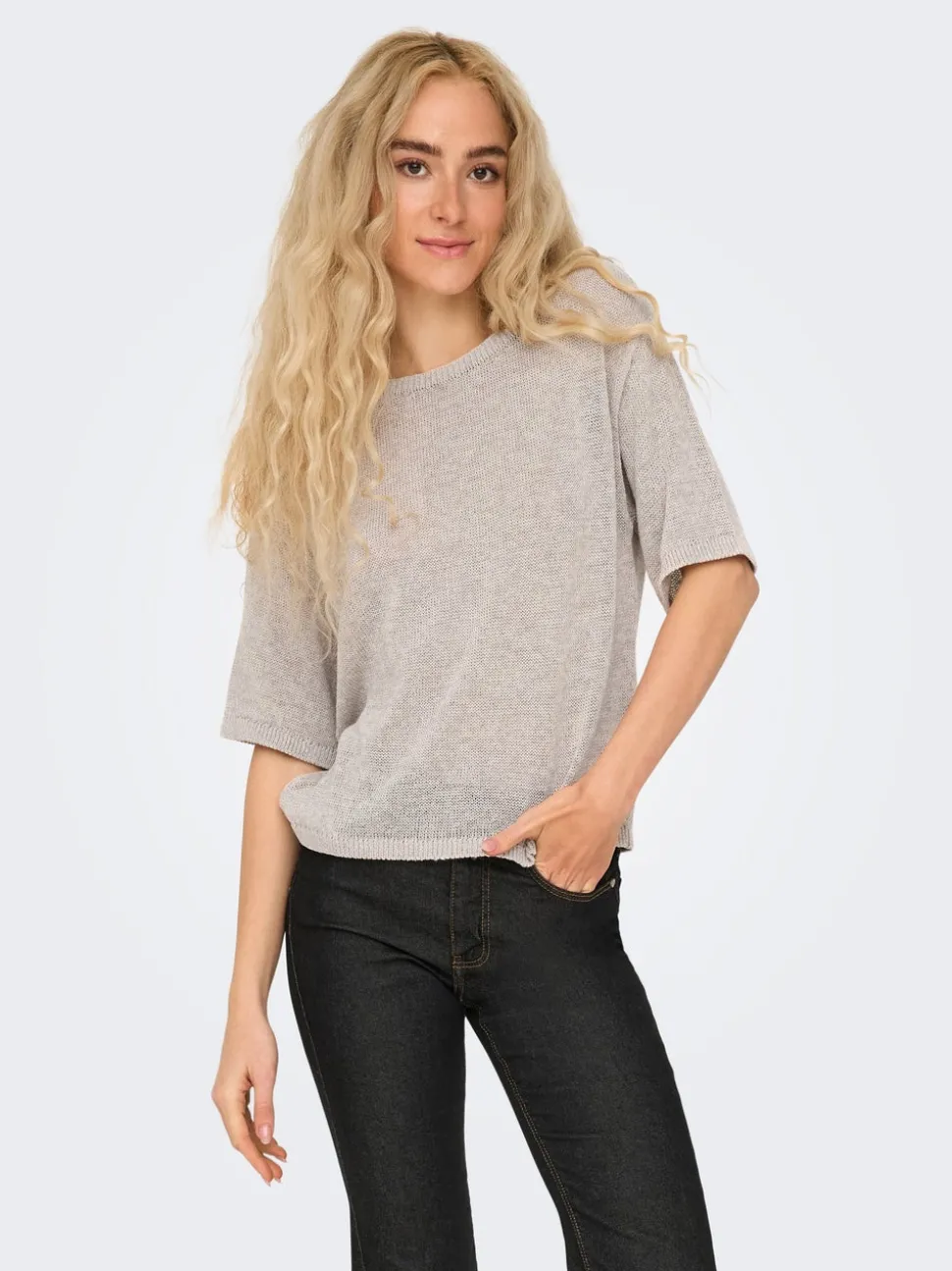 JDYSHINE Gestricktes T-Shirt