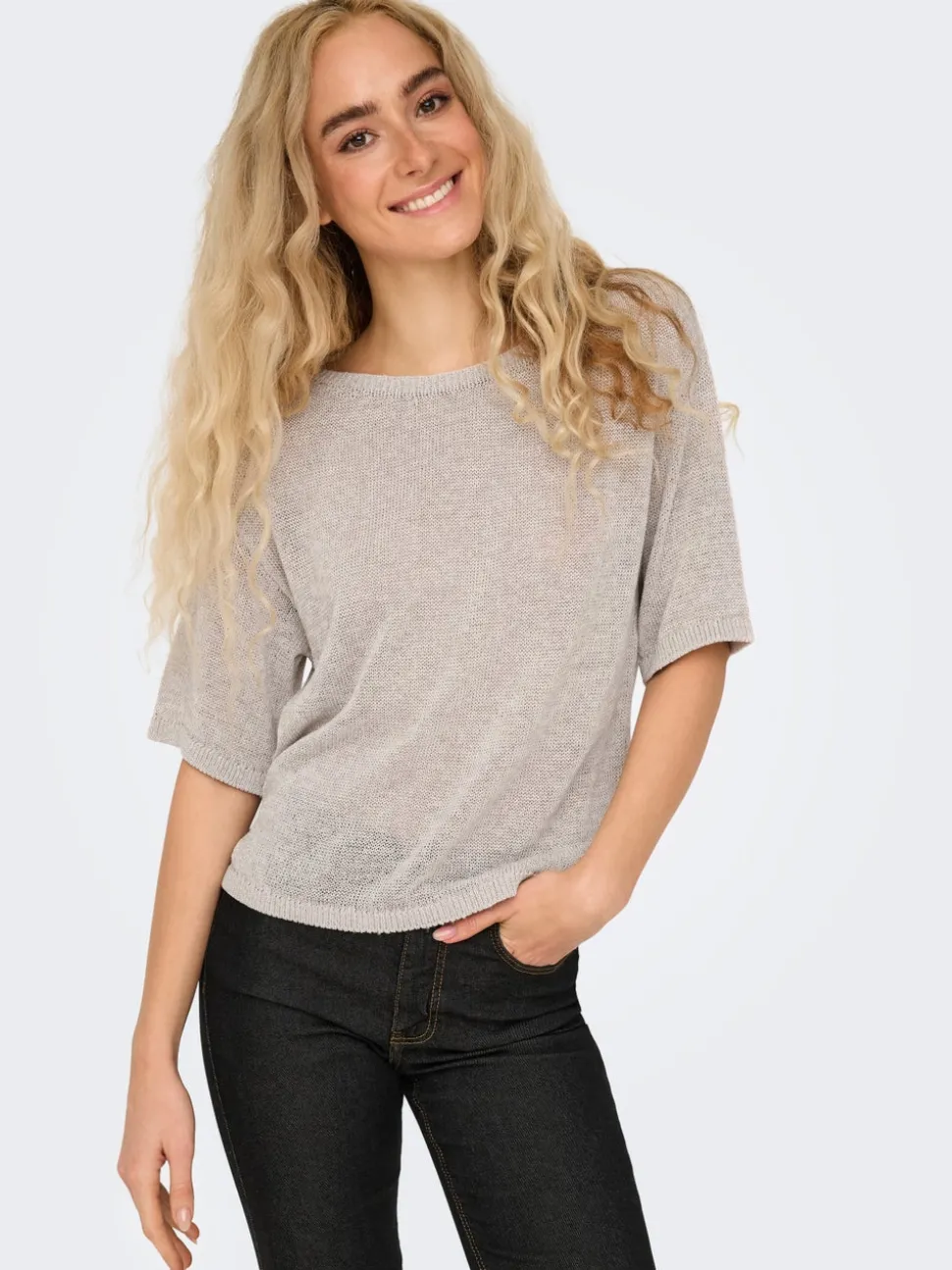 JDYSHINE Gestricktes T-Shirt