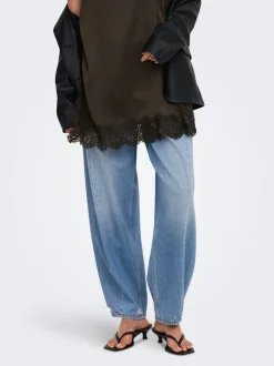 JDYSUSIE Mittlere Taille Barrel Fit Jeans