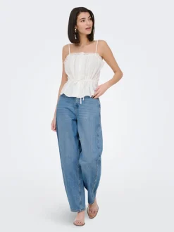 JDYSUSIE Mittlere Taille Barrel Fit Jeans