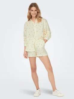 JDYTHEIS Mittlere Taille Normal geschnitten Paperbag Shorts