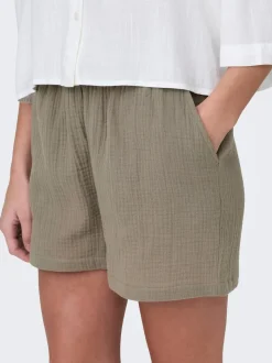 JDYTHEIS Mittlere Taille Normal geschnitten Paperbag Shorts