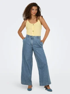 JDYTRIXIE Weiter Beinschnitt Hose mit weitem Beinschnitt
