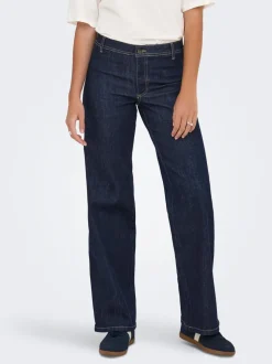 JDYVANESSA Mittlere Taille Weiter Beinschnitt Jeans