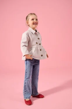 KMGJUICY Mittlere Taille Weiter Beinschnitt Jeans