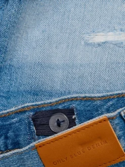 KMGROBYN Gerade geschnitten Jeans-Shorts