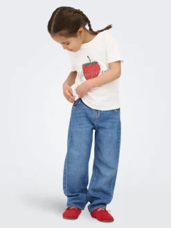 KMGVALENTINE Mittlere Taille Gerade geschnitten Jeans
