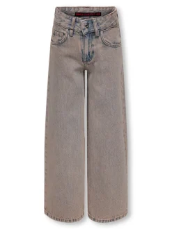 KOGBAXTER Hohe Taille Weiter Beinschnitt Jeans