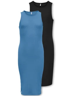 KOGBELFAST 2er-pack Midikleid