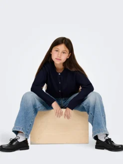 KOGBROOME Hohe Taille Weiter Beinschnitt Jeans
