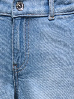 KOGCOMET Mittlere Taille Weiter Beinschnitt Jeans-Shorts