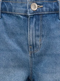 KOGCOMET Mittlere Taille Weiter Beinschnitt Jeans-Shorts