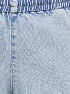 KOGDEIA Hohe Taille Weiter Beinschnitt Jeans