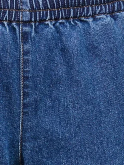 KOGDEIA Hohe Taille Weiter Beinschnitt Jeans