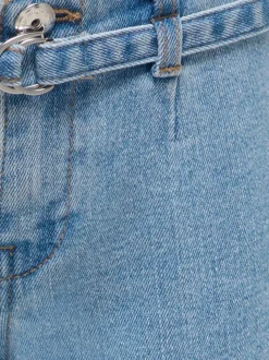 KOGFREE Mittlere Taille Weiter Beinschnitt Jeans