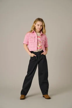 KOGGIANNA Mittlere Taille Ballon Schnitt Knöchellang Jeans
