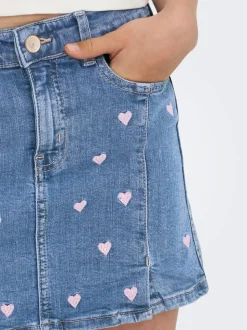 KOGHOXTON Denim Jeansrock Kurzer Rock