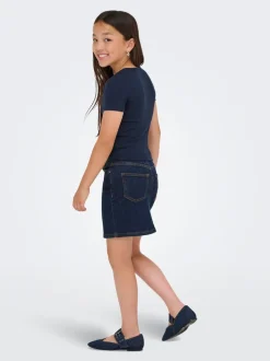 KOGJUICY Denim Jeansrock Kurzer Rock