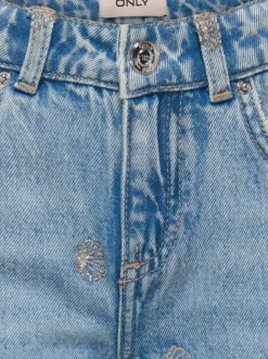 KOGJUICY Hohe Taille Weiter Beinschnitt Jeans