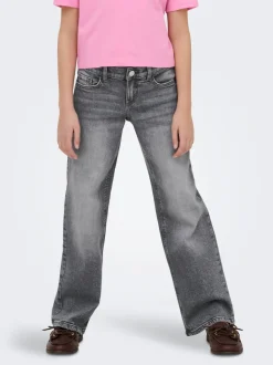 KOGJULLES Niedrige Taille Gerade geschnitten Jeans