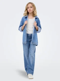 KOGJULLES Niedrige Taille Gerade geschnitten Jeans