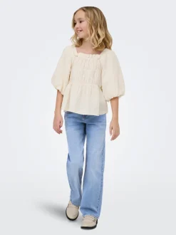 KOGJULLES Niedrige Taille Gerade geschnitten Jeans