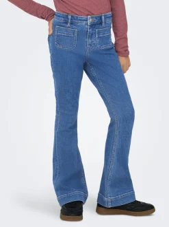 KOGMADISON Hohe Taille Flared Jeans