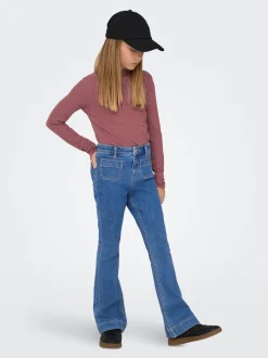 KOGMADISON Hohe Taille Flared Jeans