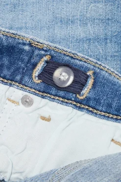 KOGMADISON Mittlere Taille Weiter Beinschnitt Jeans