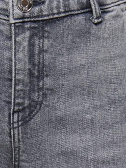 KOGNEW Mittlere Taille Weiter Beinschnitt Jeans