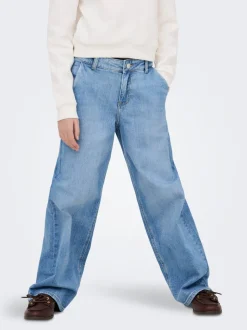 KOGPALMA Mittlere Taille Weiter Beinschnitt Jeans
