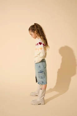 KOGPOSEY Denim Jeansrock Midirock