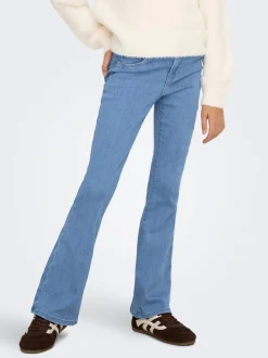 KOGRAIN Mittlere Taille Flared Jeans