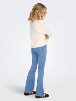 KOGRAIN Mittlere Taille Flared Jeans