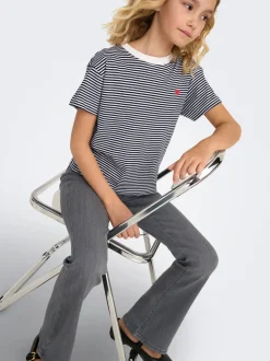 KOGRAIN Mittlere Taille Flared Jeans