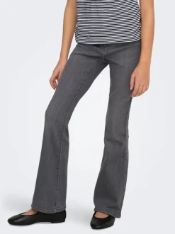 KOGRAIN Mittlere Taille Flared Jeans
