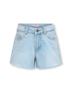 KOGROBYN Hohe Taille Normal geschnitten Jeans-Shorts