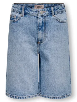 KOGSONNY Hohe Taille Normal geschnitten Jeans-Shorts