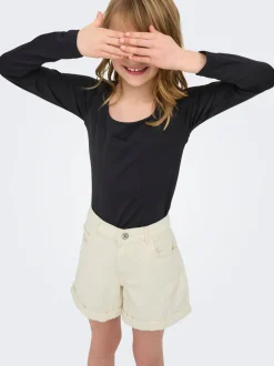 KOGVEGA Normal geschnitten Jeans-Shorts