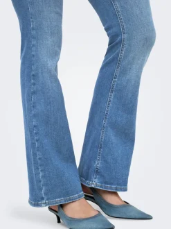 OLMBLUSH Mittlere Taille Flared Jeans