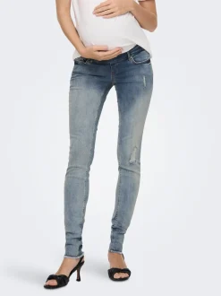 OLMBLUSH Mittlere Taille Skinny Fit Knöchellang Jeans