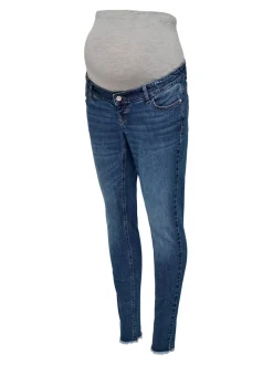 OLMBLUSH Mittlere Taille Skinny Fit Knöchellang Jeans