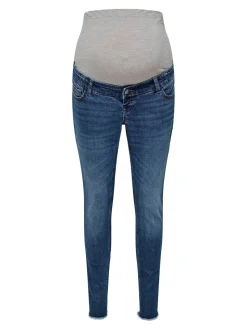 OLMBLUSH Mittlere Taille Skinny Fit Knöchellang Jeans