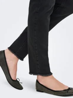 OLMBLUSH Mittlere Taille Skinny Fit Knöchellang Jeans