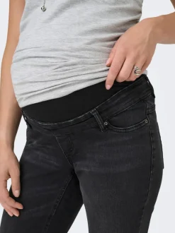 OLMBLUSH Mittlere Taille Skinny Fit Knöchellang Jeans