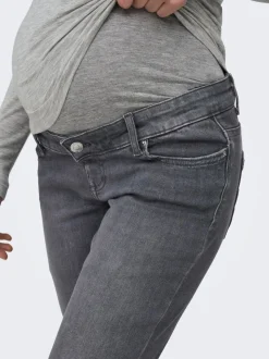 OLMBLUSH Mittlere Taille Skinny Fit Knöchellang Jeans